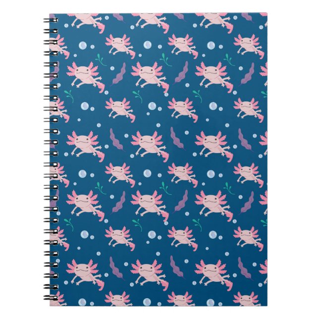 Cuaderno Axolotl ilustracion (Frente)