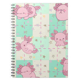Cuaderno Axolotl lindo y adorable