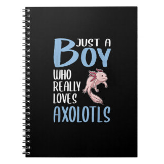 Cuaderno Axolotl Lover Solo Un Niño Que Ama A Axolotls