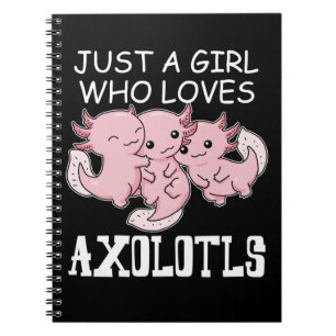 Cuaderno Axolotl Niños Kawaii Axolotl Chicas de regalo Axo