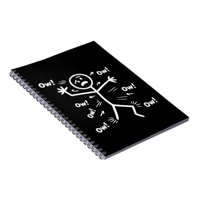 Cuaderno Ay Ay Ay Personaje de Palo de Comedia Dolor Crónic (Lado Derecho)