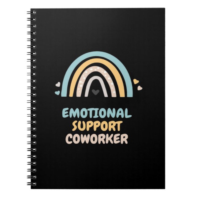 Cuaderno Ayuda emocional Coworker Clásico Meme Viral y Chi (Frente)