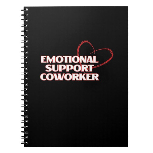 Cuaderno Ayuda emocional Coworker Classic - Work Bestie Vir (Frente)