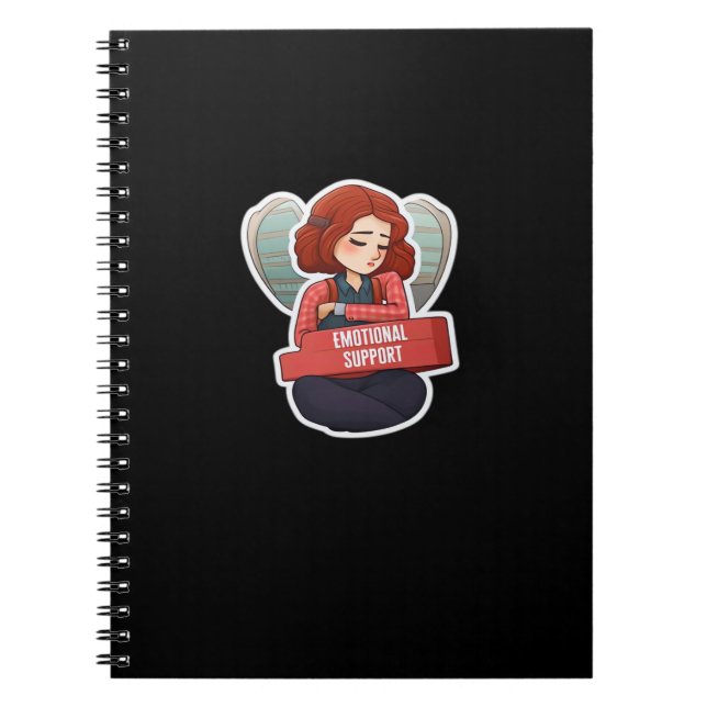 Cuaderno Ayuda emocional Coworker Classic - Work Bestie Vir (Frente)