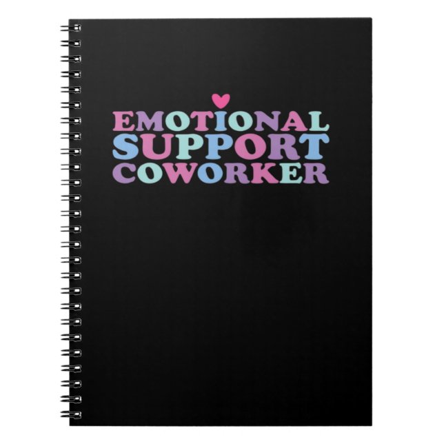 Cuaderno Ayuda emocional Coworker Classic - Work Bestie Vir (Frente)