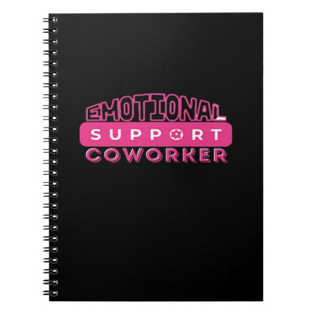 Cuaderno Ayuda emocional Coworker Flor rosa Esencial (Frente)