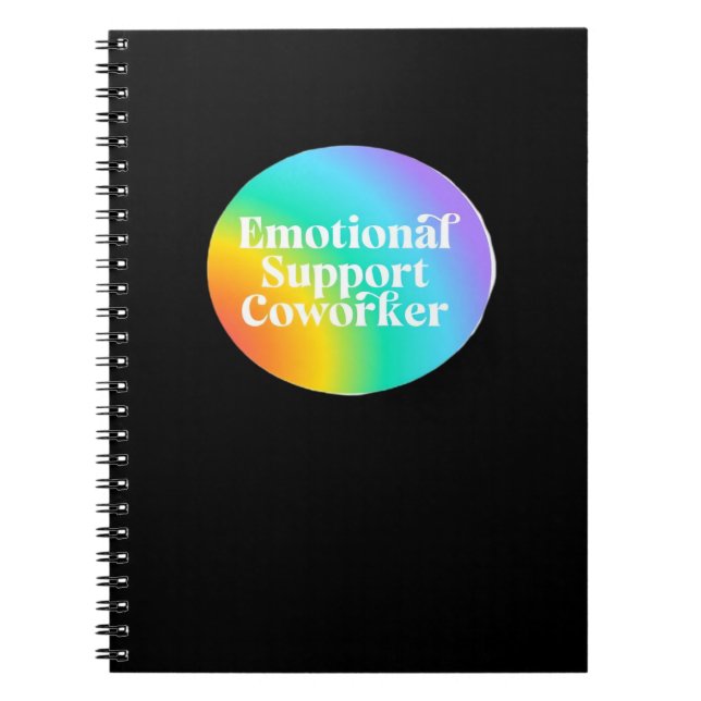 Cuaderno Ayuda emocional Coworker Funny (Frente)