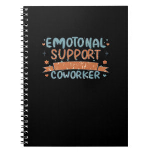 Cuaderno Ayuda emocional Coworker Funny y Classic