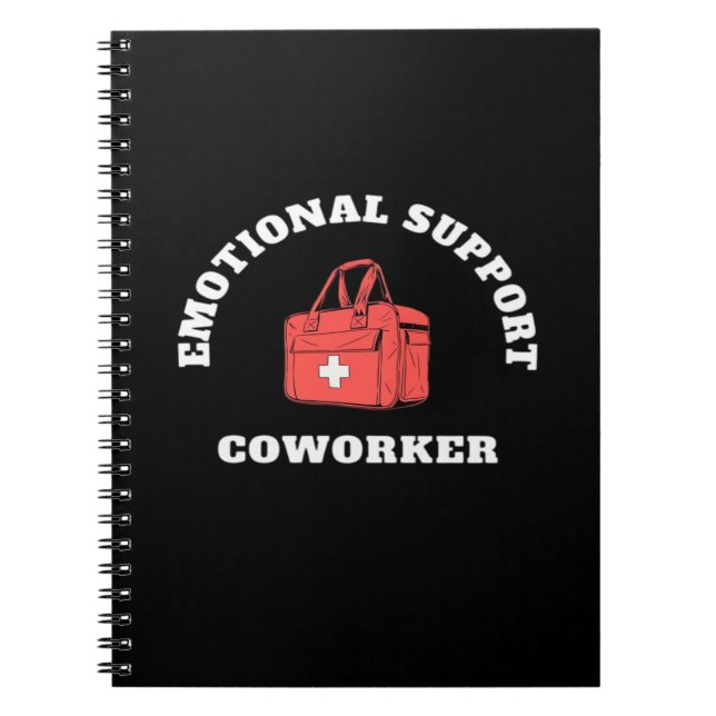 Cuaderno Ayuda Emocional Coworker Funny Y Viral Sloth (Frente)