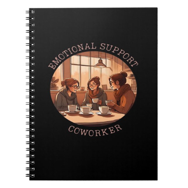 Cuaderno Ayuda emocional Coworker Motivation Office Compa (Frente)