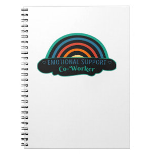 Cuaderno Ayuda emocional Coworker Work Bestie Blue Classic
