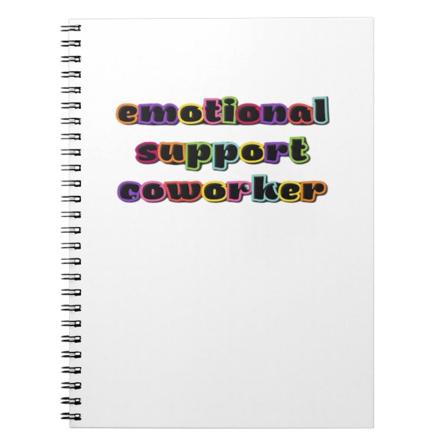 Cuaderno Ayuda emocional Coworker Work Office Classic (Frente)