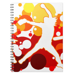 Cuaderno Ayunan los jugadores de softball de la echada