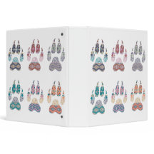 Cuaderno Aztec Paws de 3 anillos