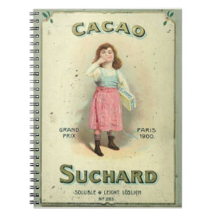 Cuaderno Azúcar Chica de chocolate con chocolate victoriano