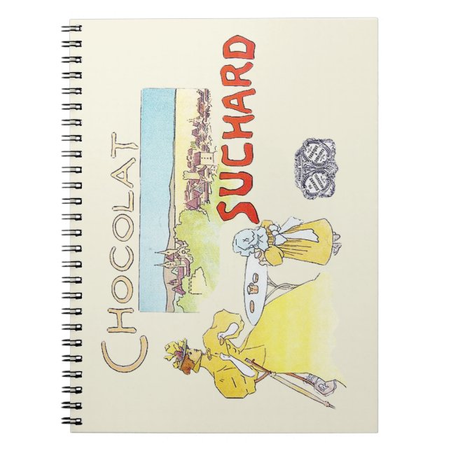 Cuaderno Azúcar de Caramelo Victoriano de Chocolate Francés (Frente)