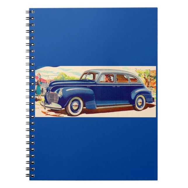 Cuaderno azul 1941 Plymouth (Frente)