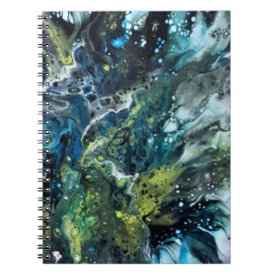 Cuaderno Azul abstracto