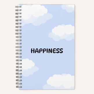 Cuaderno azul adorable