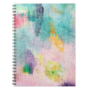 Cuaderno Azul artístico. Presentación Contemporánea Blanca.