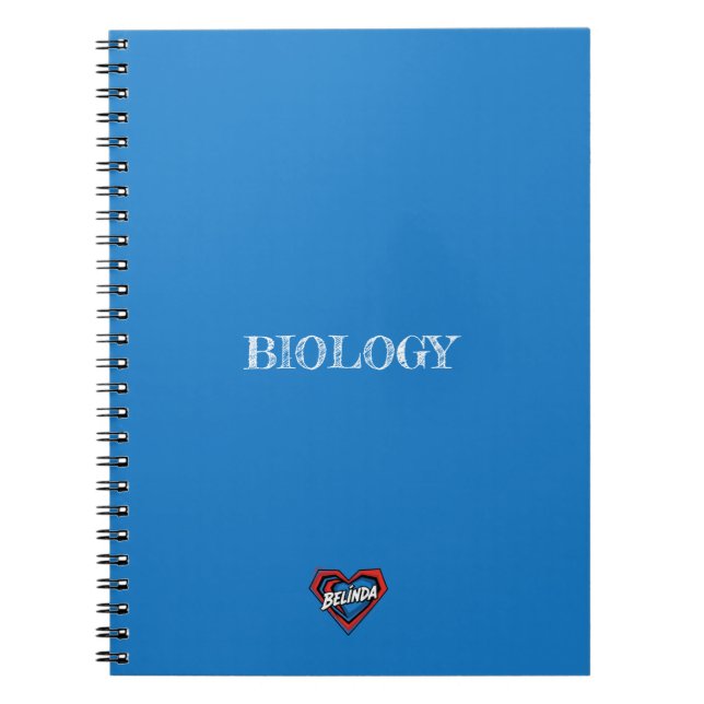 Cuaderno Azul Belinda Heart (Frente)