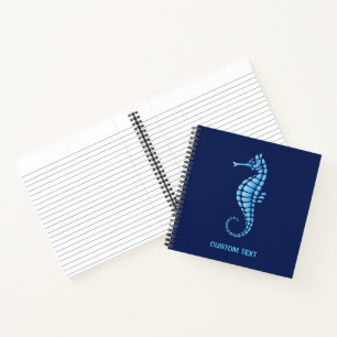 Cuaderno Azul caballito de mar