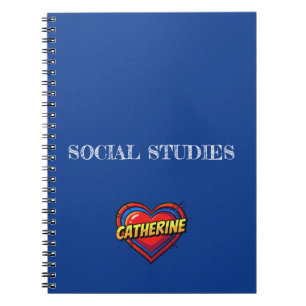Cuaderno Azul Catherine Heart