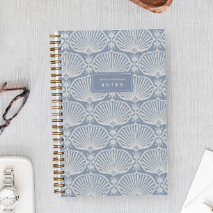 Cuaderno Azul Chambray Ventiladores Deco Personalizados