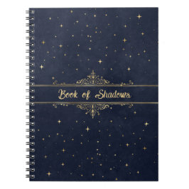 Cuaderno Azul con estrellas doradas Fancy Pagan Book Sombra
