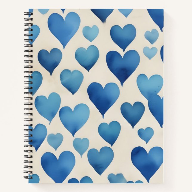 Cuaderno Azul de Corazón (Anverso)