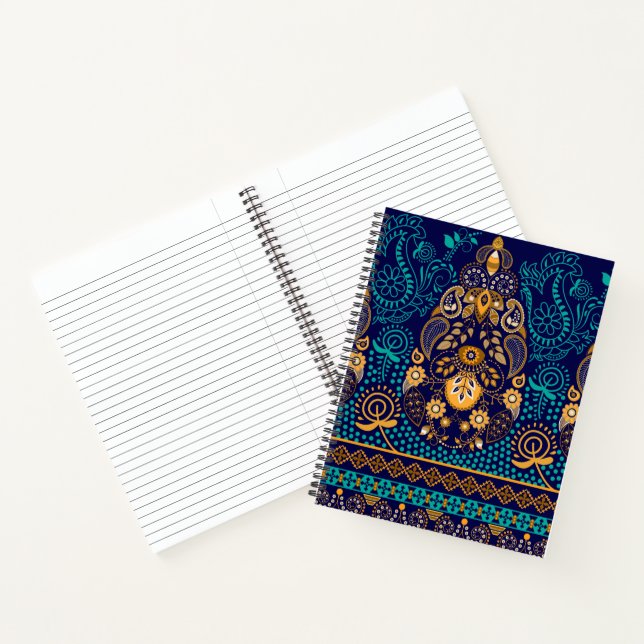 Cuaderno Azul de Paisley (Interior)