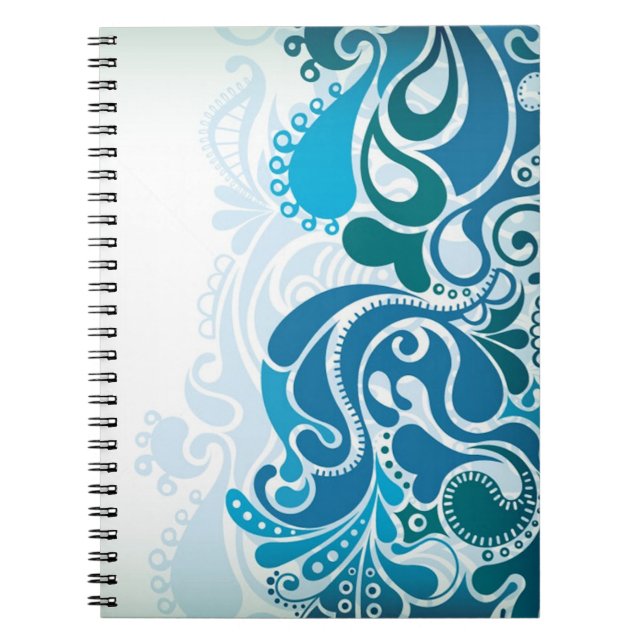 Cuaderno Azul de Paisley (Frente)