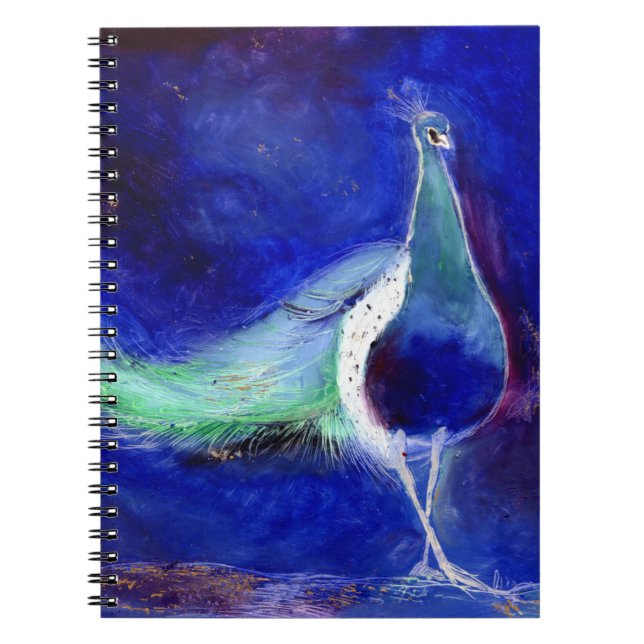 Cuaderno Azul de pavo real 2013 (Frente)