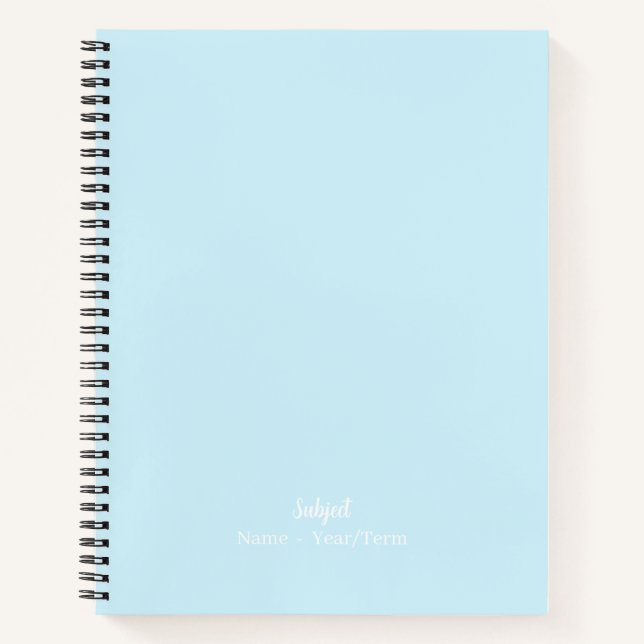 Cuaderno azul de porcelana (Anverso)