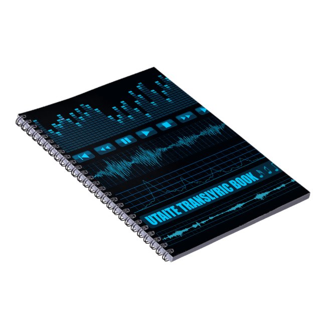 Cuaderno azul de Utaite Translyric (Lado Derecho)