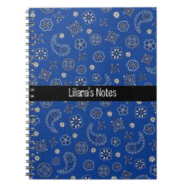 Cuaderno azul del pañuelo