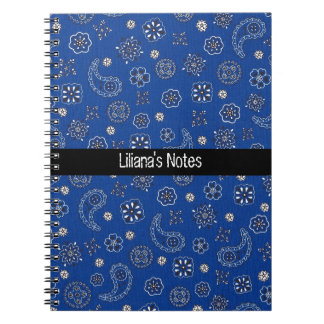 Cuaderno azul del pañuelo