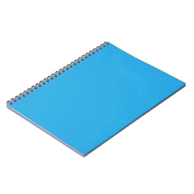 Cuaderno Azul | Diario Espiral Minimal Brillante (Lado Izquierdo)