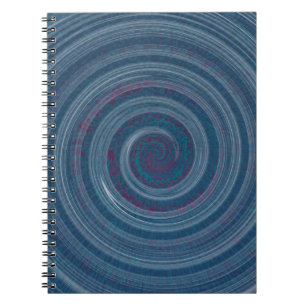 Cuaderno azul espiral - hipnótico