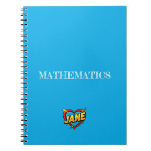 Cuaderno Azul Jane Heart