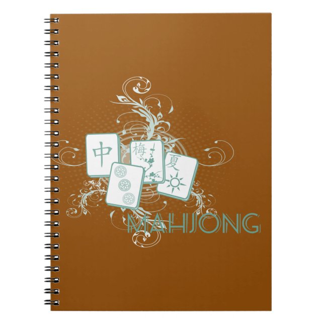 Cuaderno azul mahjong (Frente)