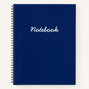 Cuaderno Azul marino