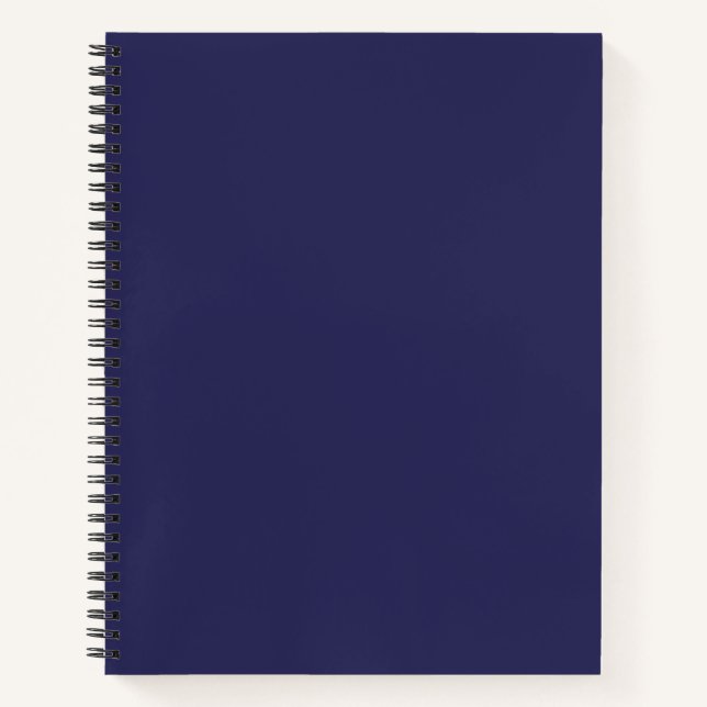 Cuaderno Azul marino (Anverso)