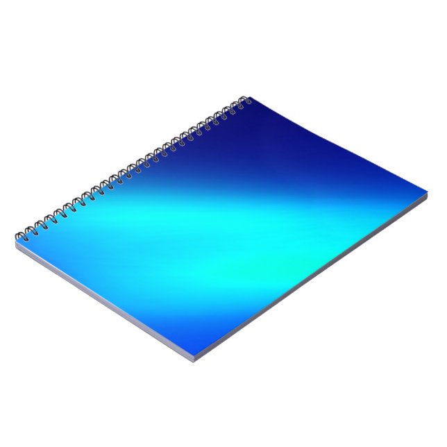 Cuaderno Azul marino Turquesa oscuro luz de luna doble band (Lado Izquierdo)