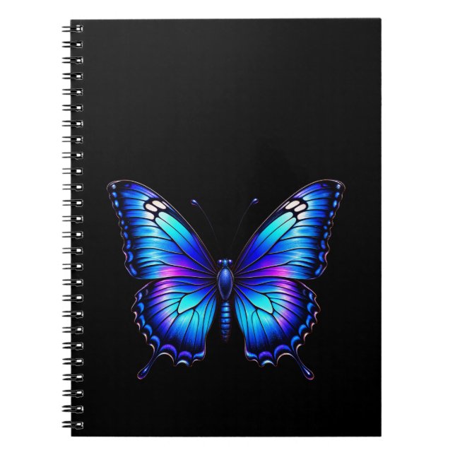 Cuaderno Azul mariposa (Frente)