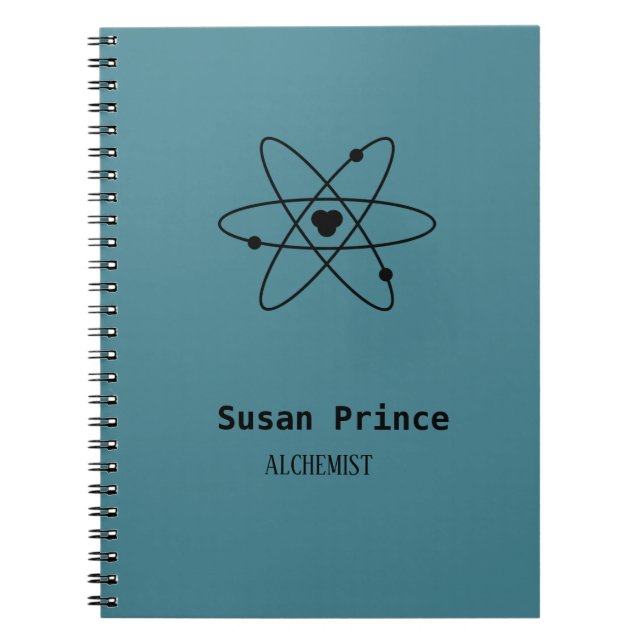 Cuaderno azul minimalista (Frente)