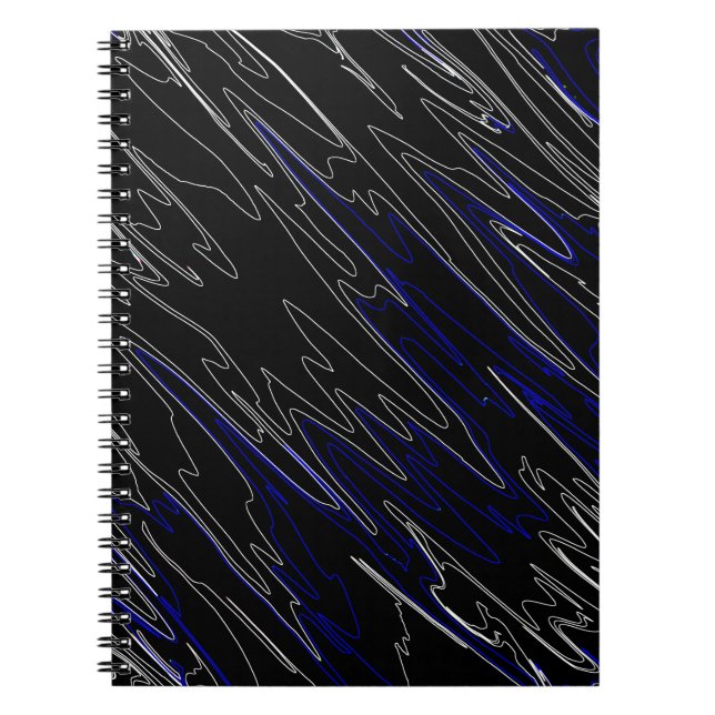 Cuaderno Azul negro mareado (Frente)