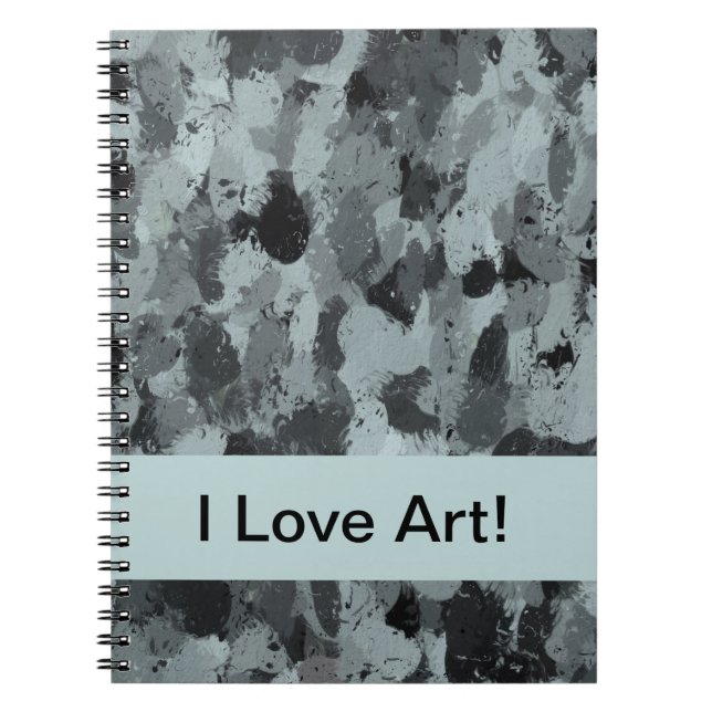 Cuaderno Azul negro y pasto de humo (Frente)