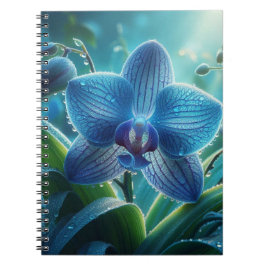 Cuaderno Azul Orquídea