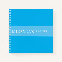 Azul Personalizado Su Nombre Recetas Script De Lib